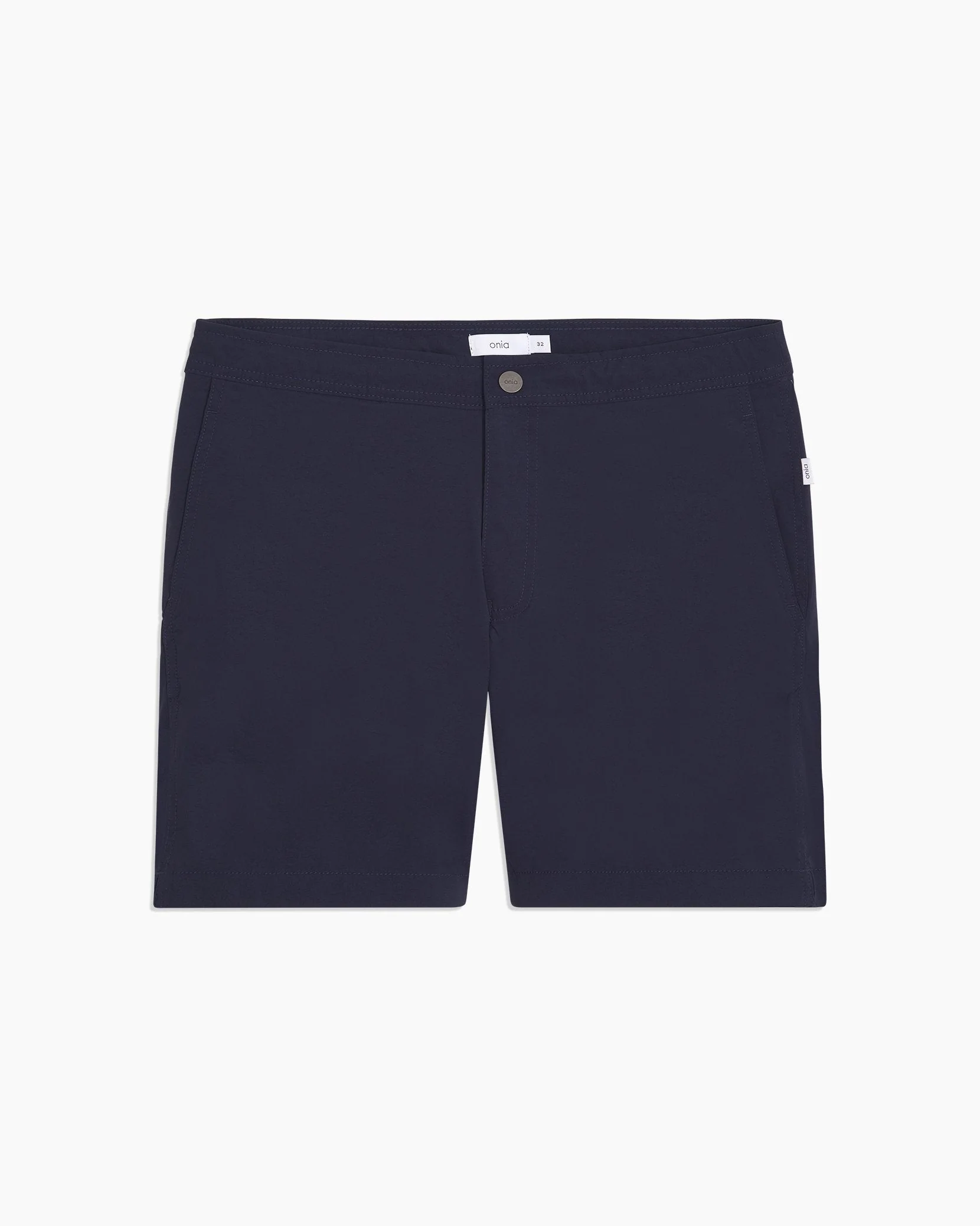 Mens | Elastic Calder 6" Swim Trunks | Deep Navy - Image 2