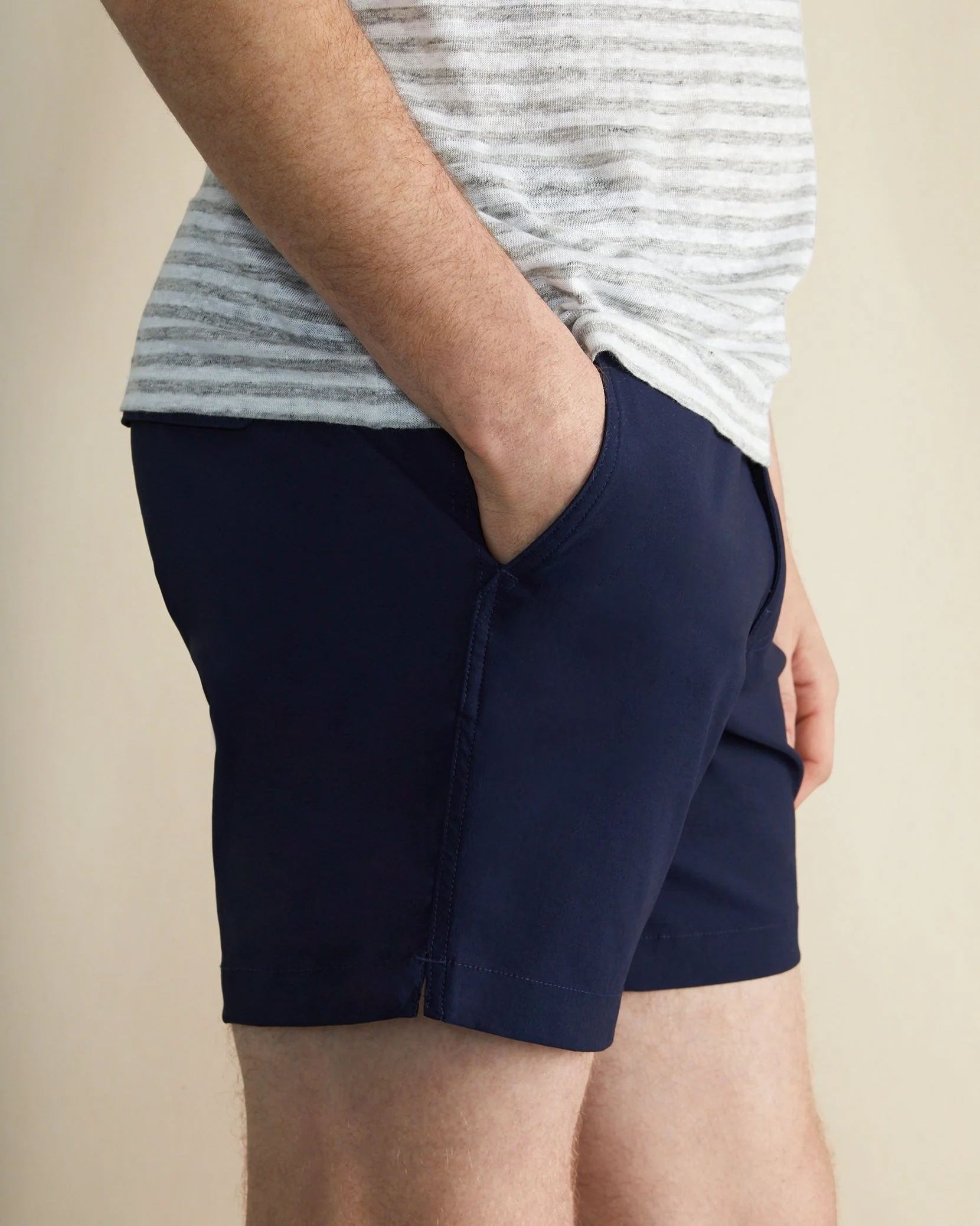 Mens | Elastic Calder 6" Swim Trunks | Deep Navy - Image 5