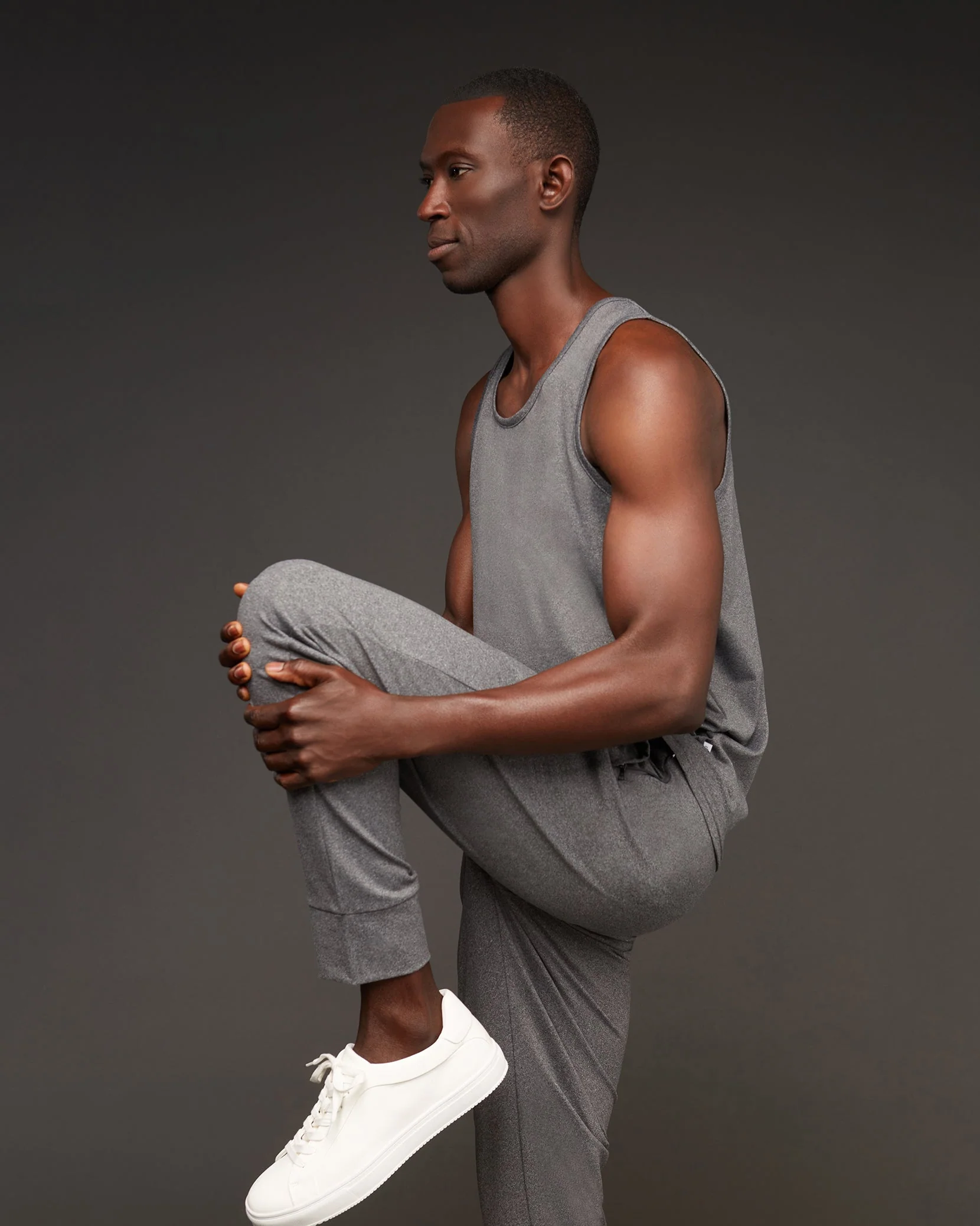 Mens | Everyday Tank | Dark Heather Grey - Image 7