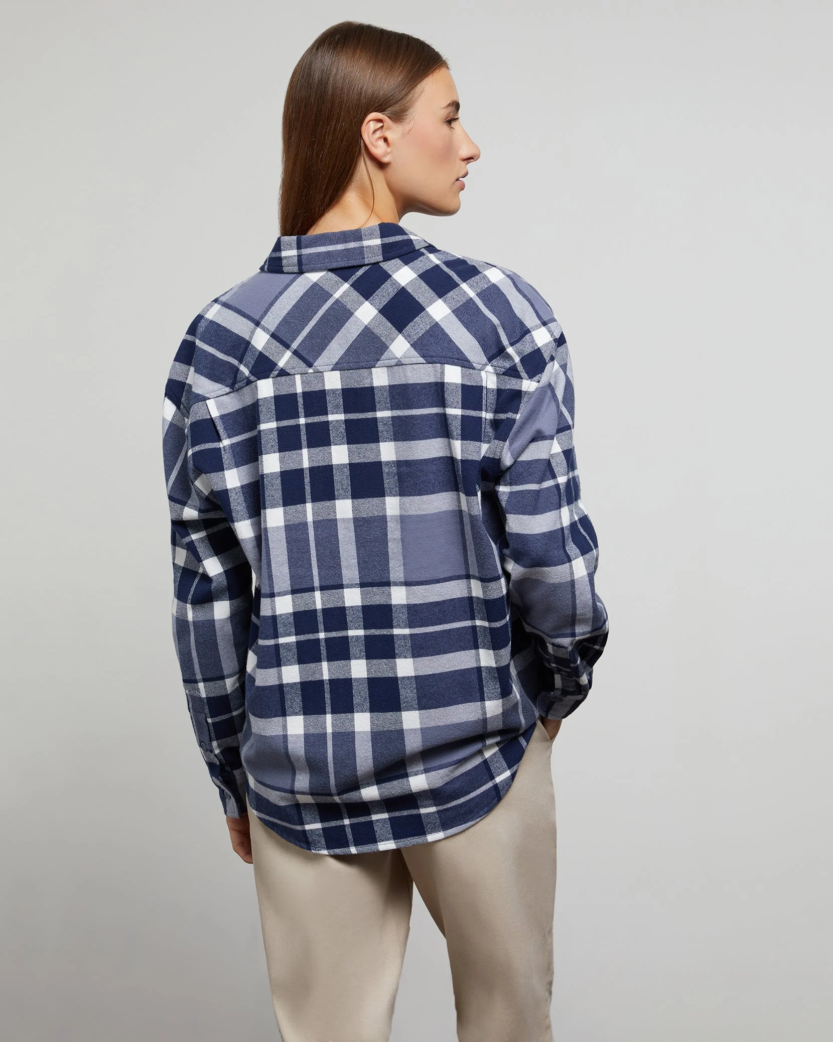 Mens | Flannel Oversized Shirt | Hunter-Multi-Modern-Graham - Image 10