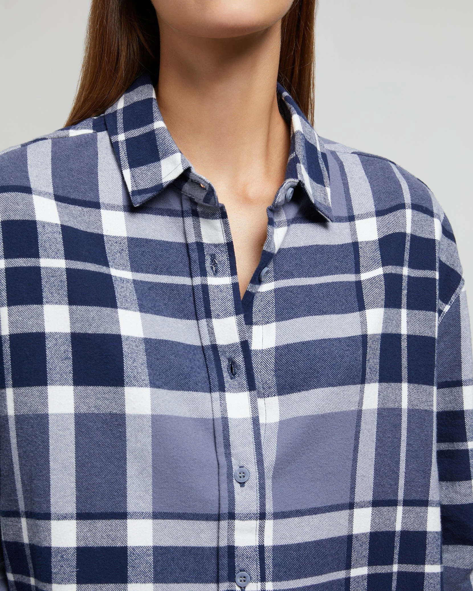 Mens | Flannel Oversized Shirt | Hunter-Multi-Modern-Graham - Image 11