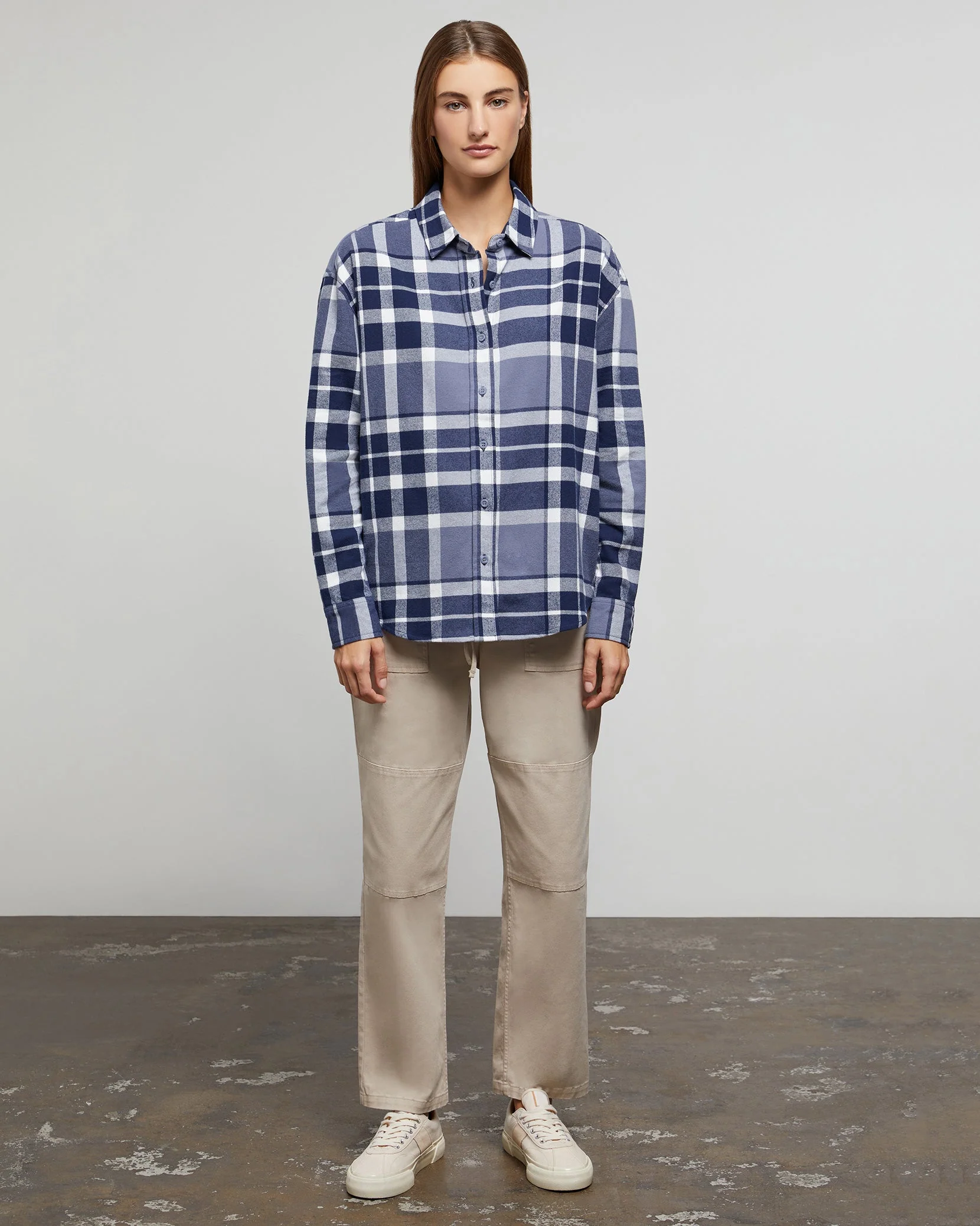 Mens | Flannel Oversized Shirt | Hunter-Multi-Modern-Graham - Image 12