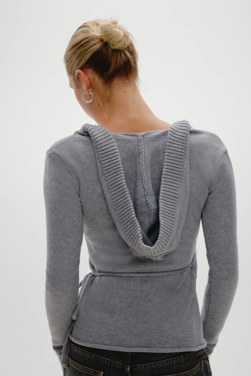 Angel Baby Wrap Knit Sweater | Cloud Cover - Image 4
