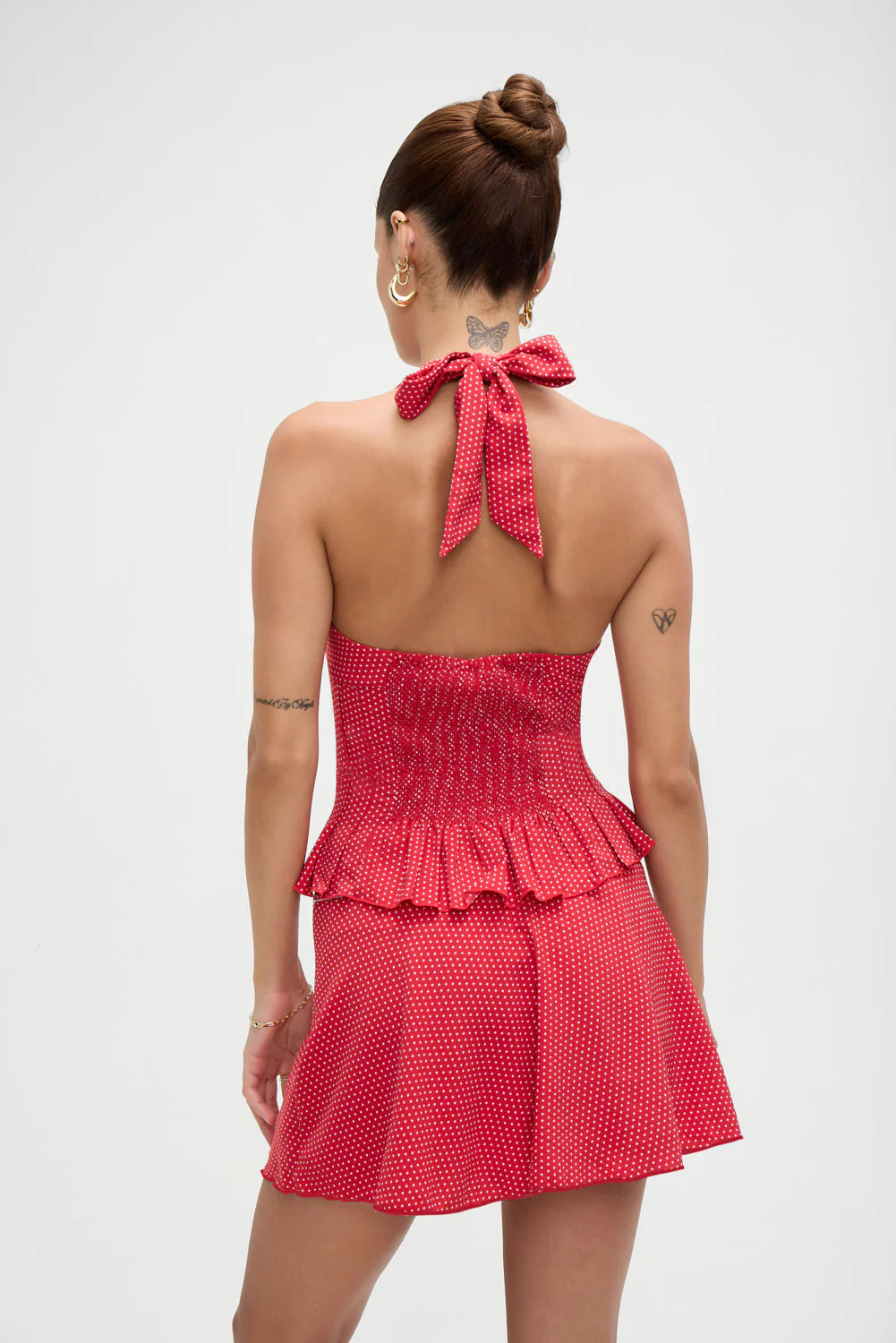 Angeline Mini Skirt | Ladybug - Image 2