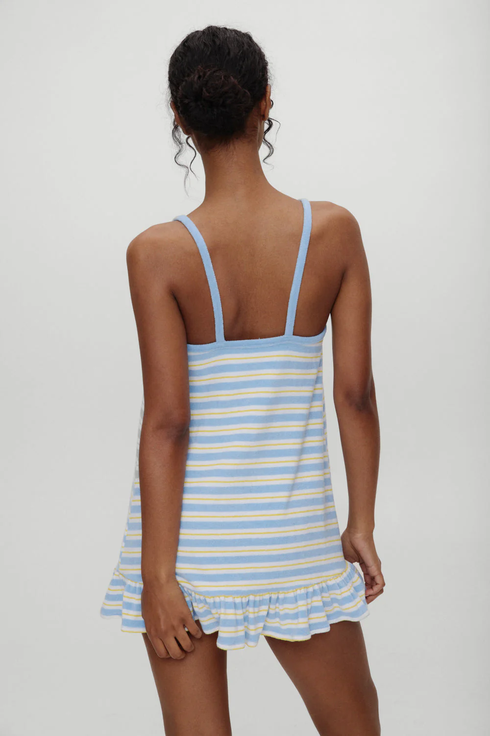April Striped Babydoll Dress | Ashbury Stripe - Image 4