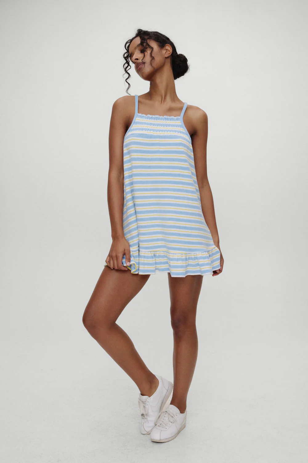 April Striped Babydoll Dress | Ashbury Stripe - Image 6