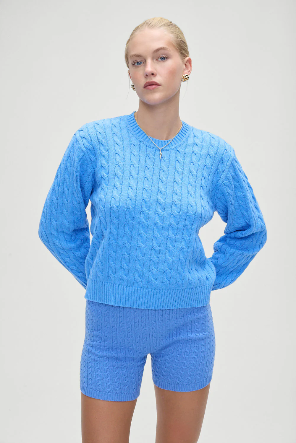 Ariel Knit Shorts | Blue Moon - Image 6