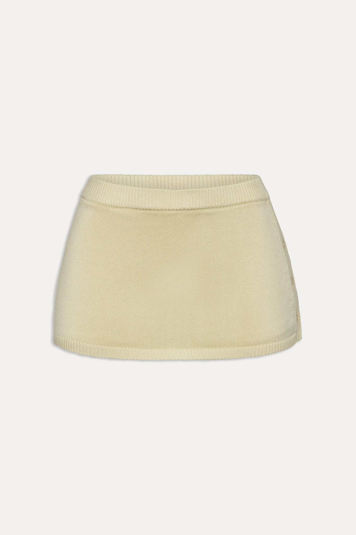 Ash Knit Mini Skort | Buttercup - Image 3