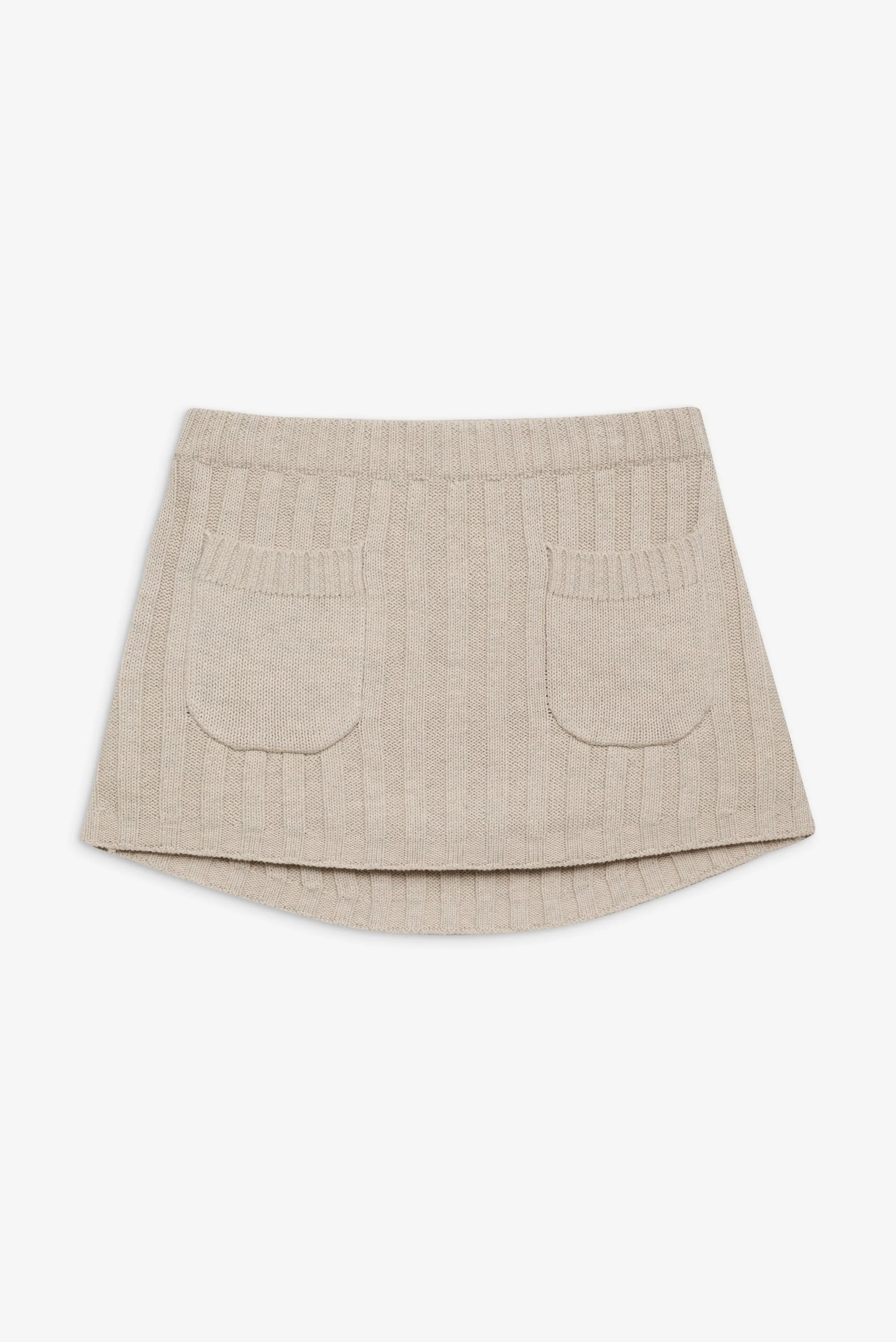 Ashton Knit Mini Skort | Cream - Image 3
