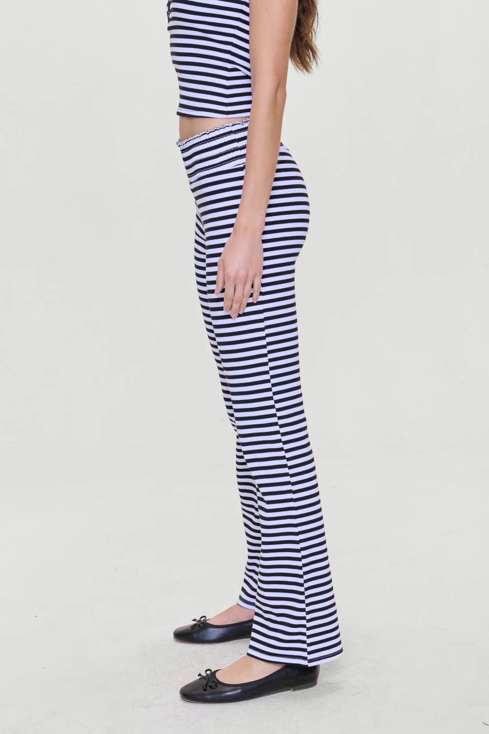 Bambi Striped Flare Pants | Silhouette Stripe - Image 6