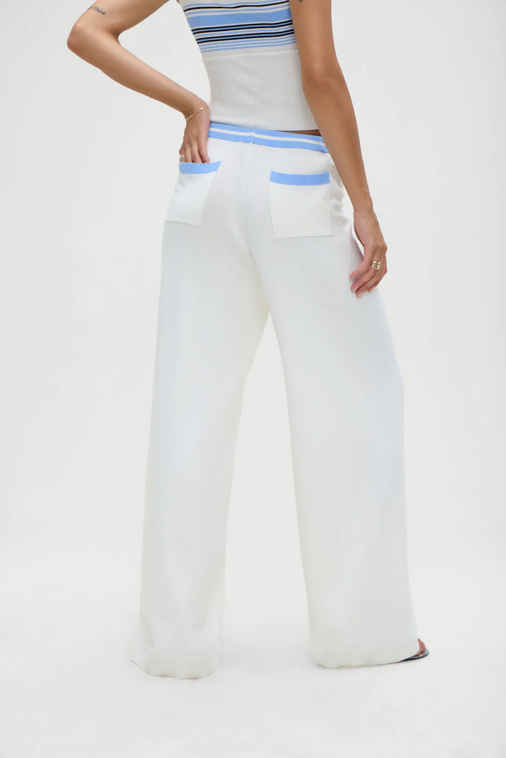 Barrymore Knit Pants | Hampton Stripe - Image 5