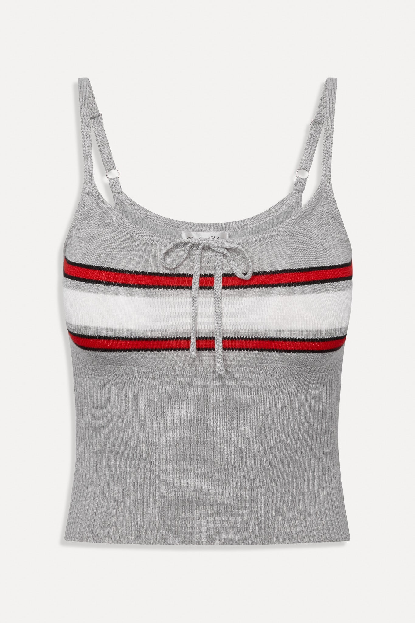 Barrymore Knit Tank Top | Mochi Stripe - Image 3