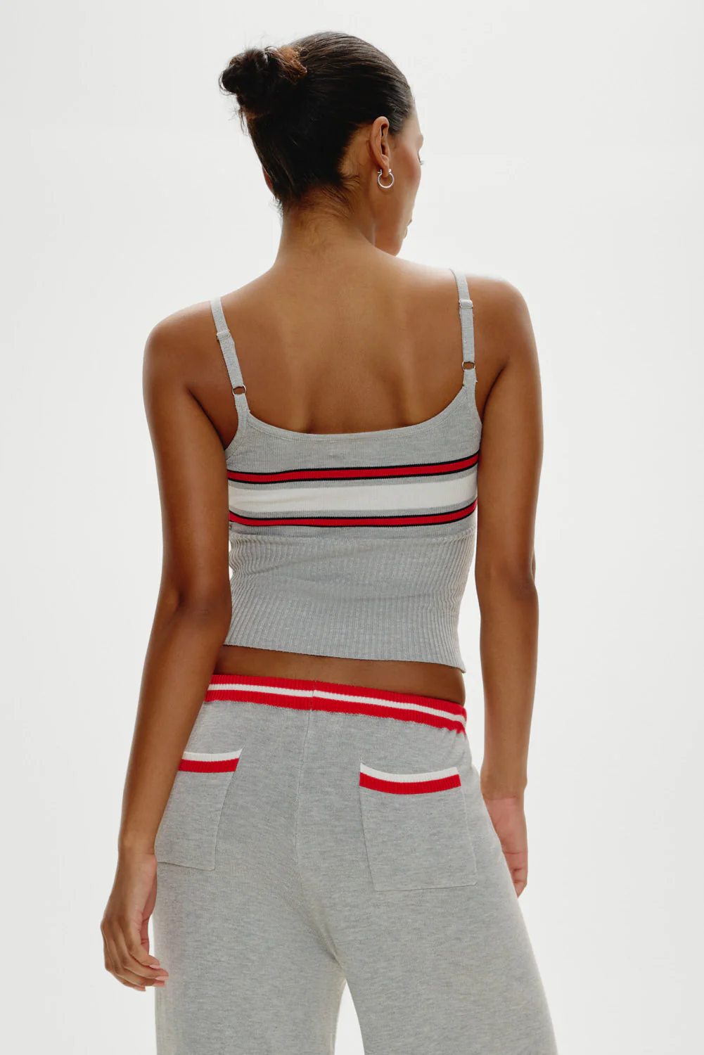 Barrymore Knit Tank Top | Mochi Stripe - Image 4