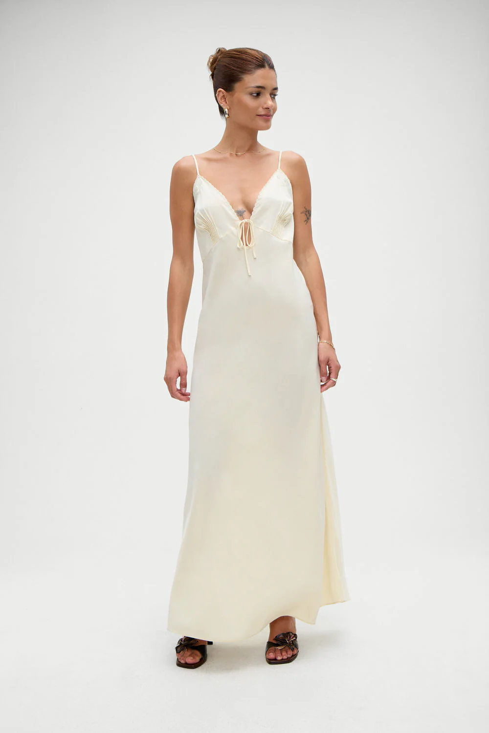 Beauty Maxi Dress | Macadamia - Image 2
