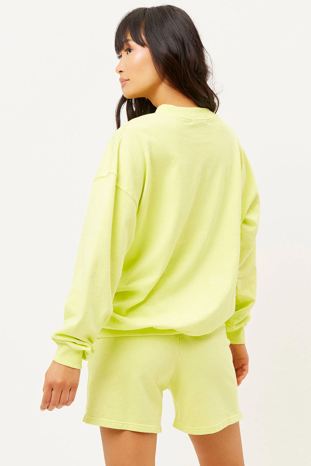 Bennie Oversized Crewneck Sweatshirt | Lemonade - Image 2