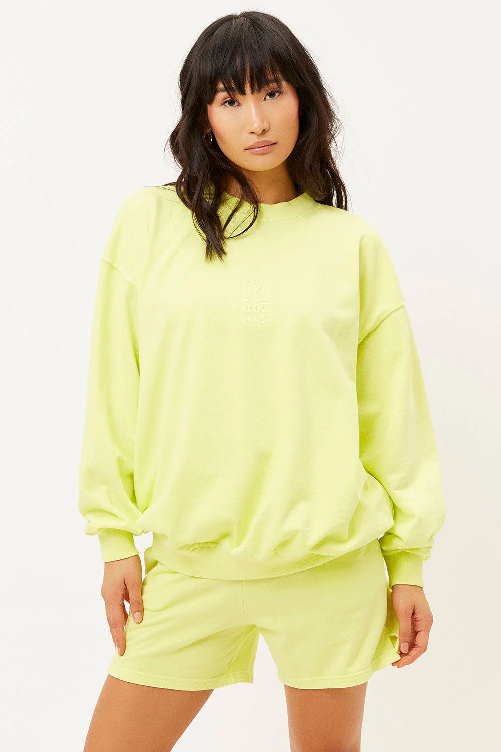 Bennie Oversized Crewneck Sweatshirt | Lemonade - Image 4