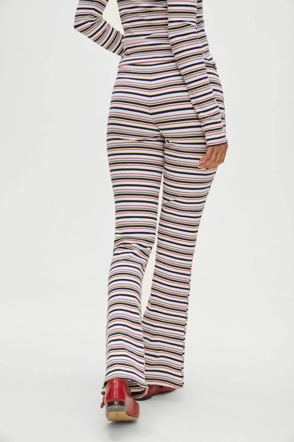 Blair Striped Cotton Pants | Love Stripe - Image 5