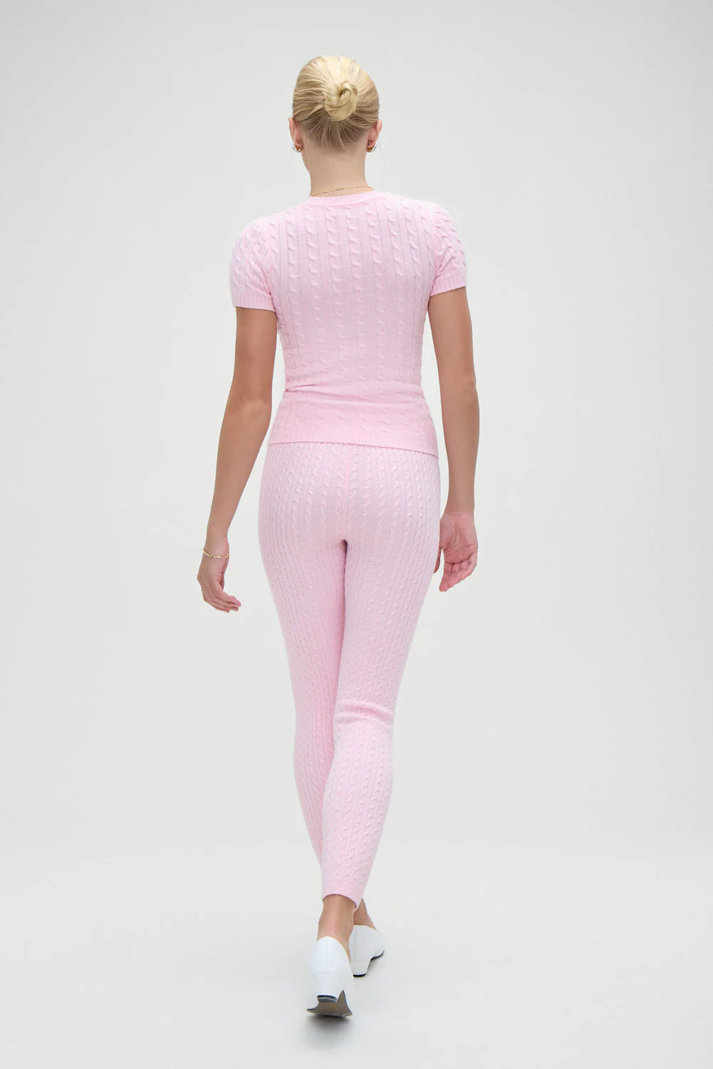 Bodin High Waisted Leggings | Cozy Pink - Image 2