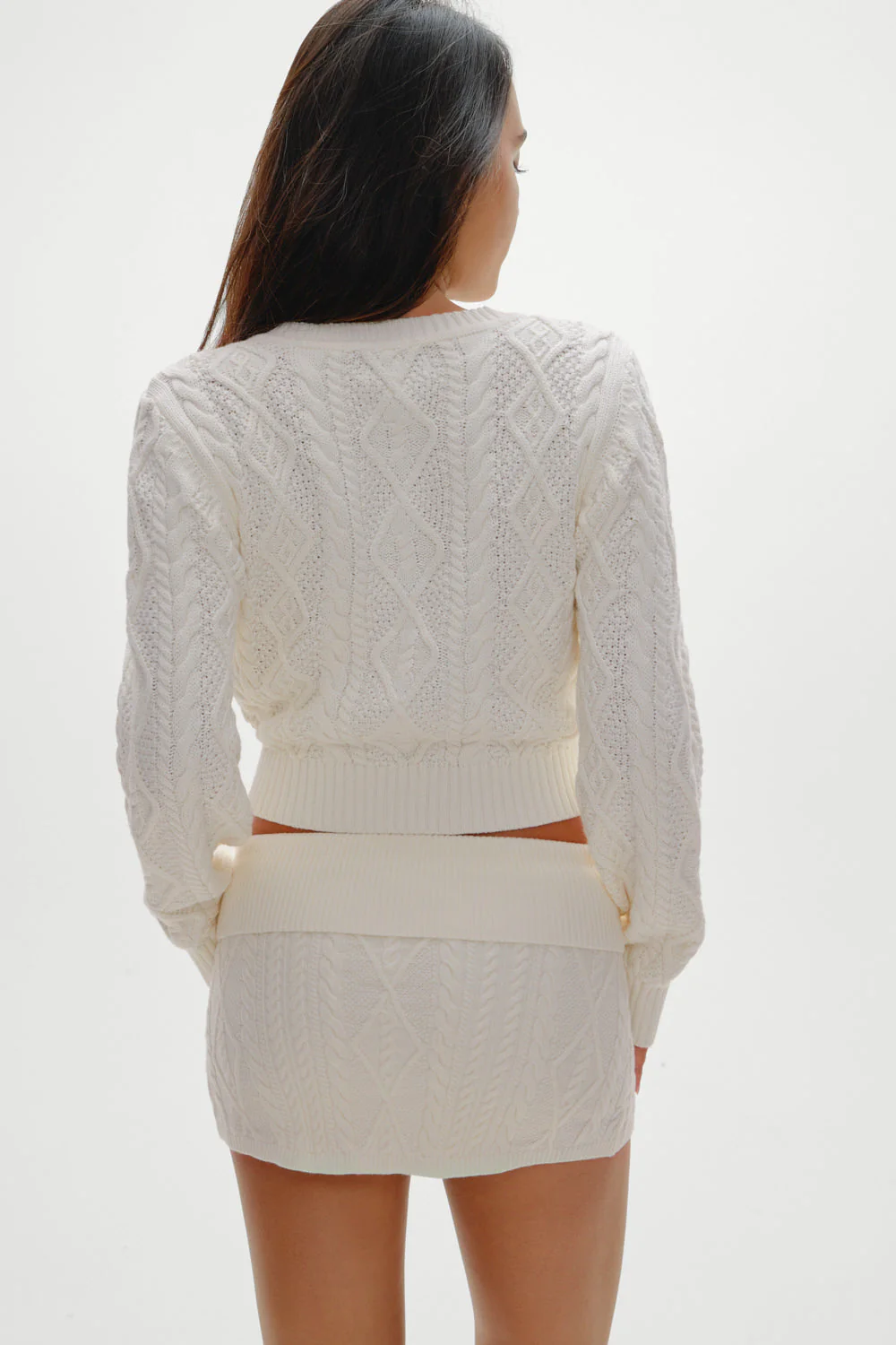 Briar Knit Mini Skort | Honeymoon - Image 8