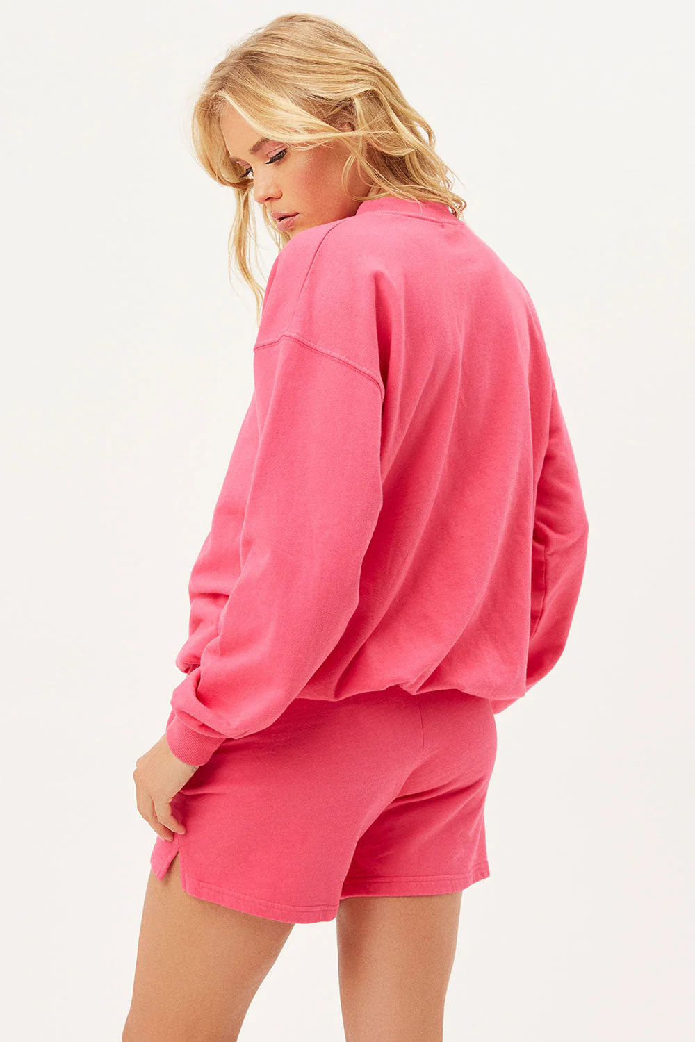 Burl High Waist Sweat Short | Rosewood - Image 4