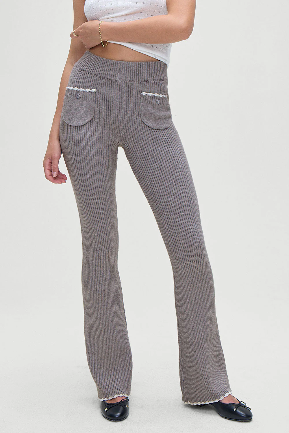Camden Knit Pants | Rain Cloud - Image 2