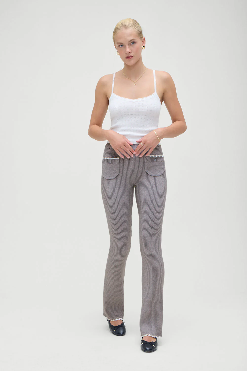 Camden Knit Pants | Rain Cloud - Image 7