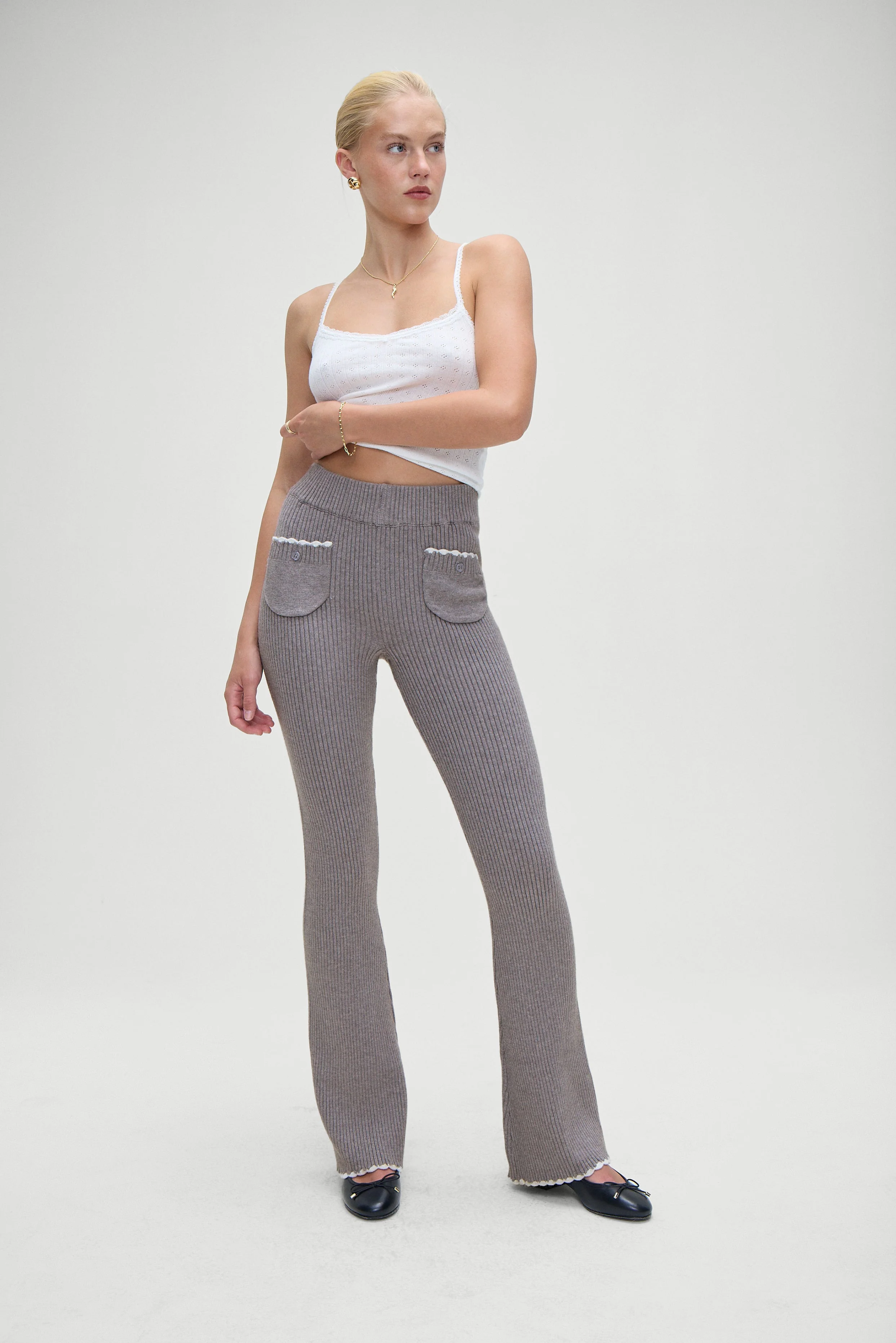 Camden Knit Pants | Rain Cloud - Image 9