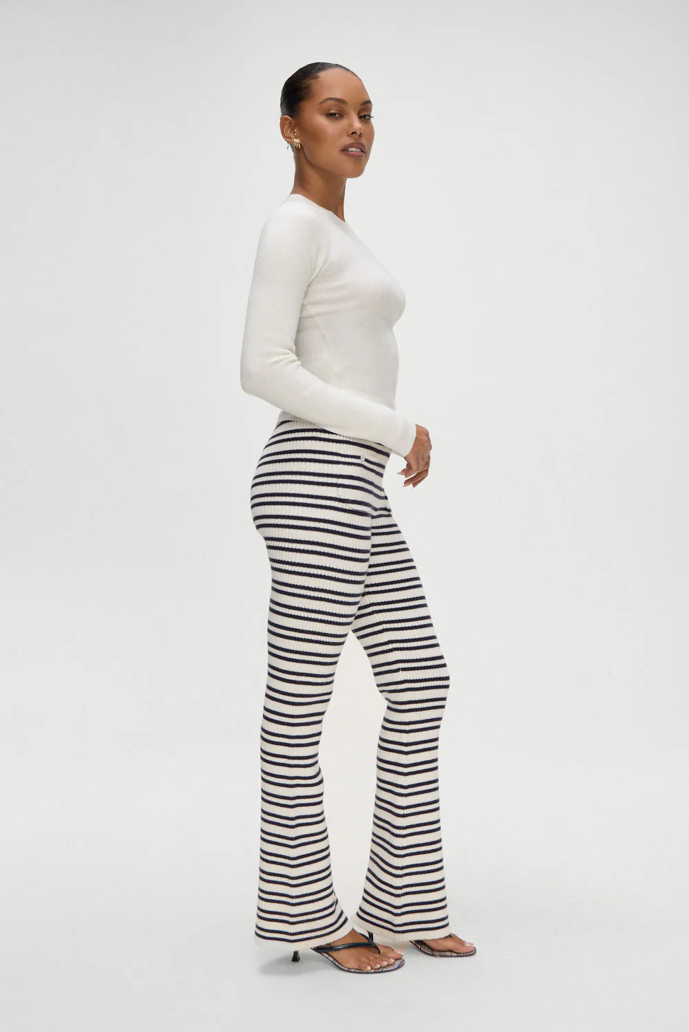 Camden Striped Knit Pants | Starlit Stripe - Image 7