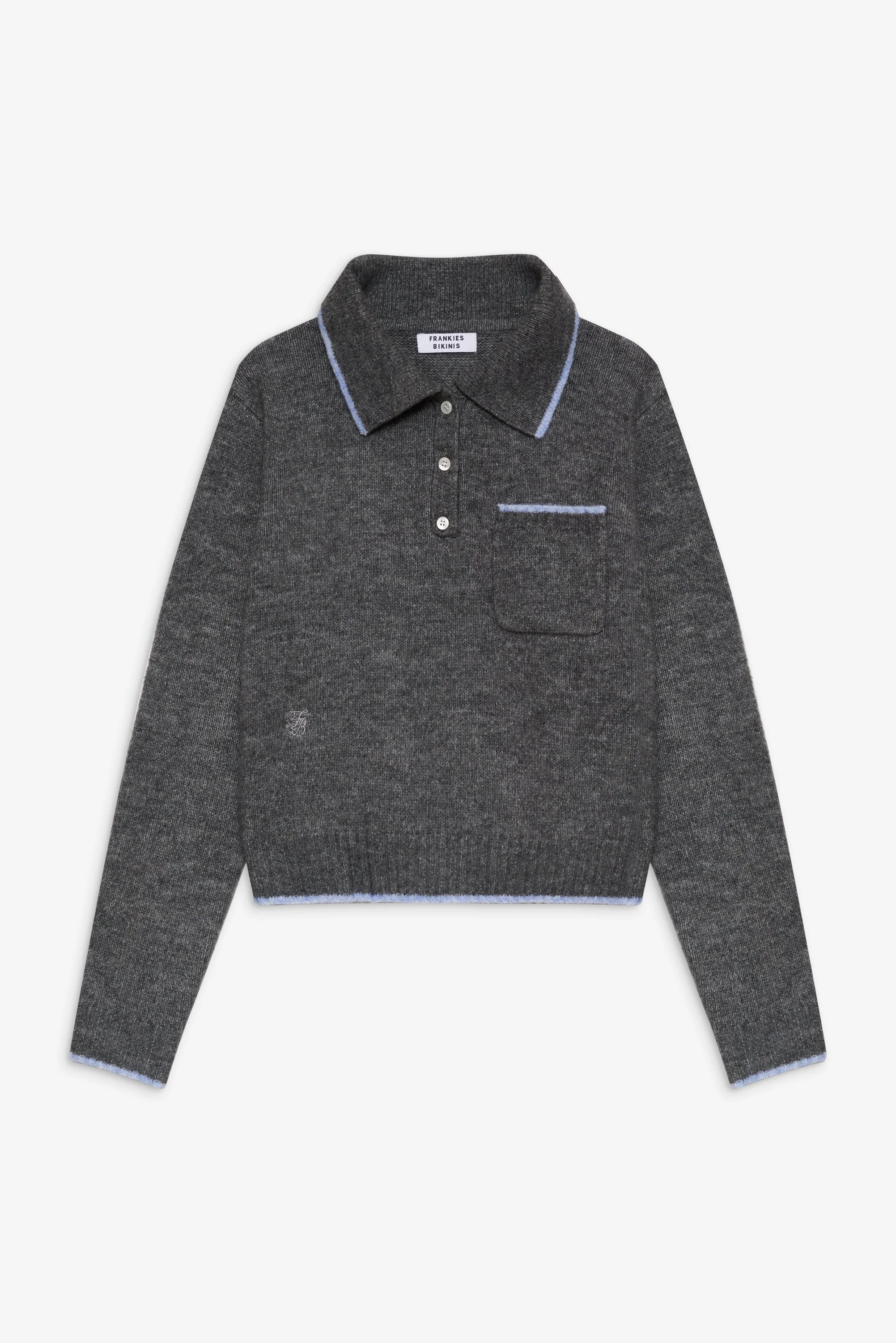 Carolyn Collared Sweater | Winter Sky - Image 3