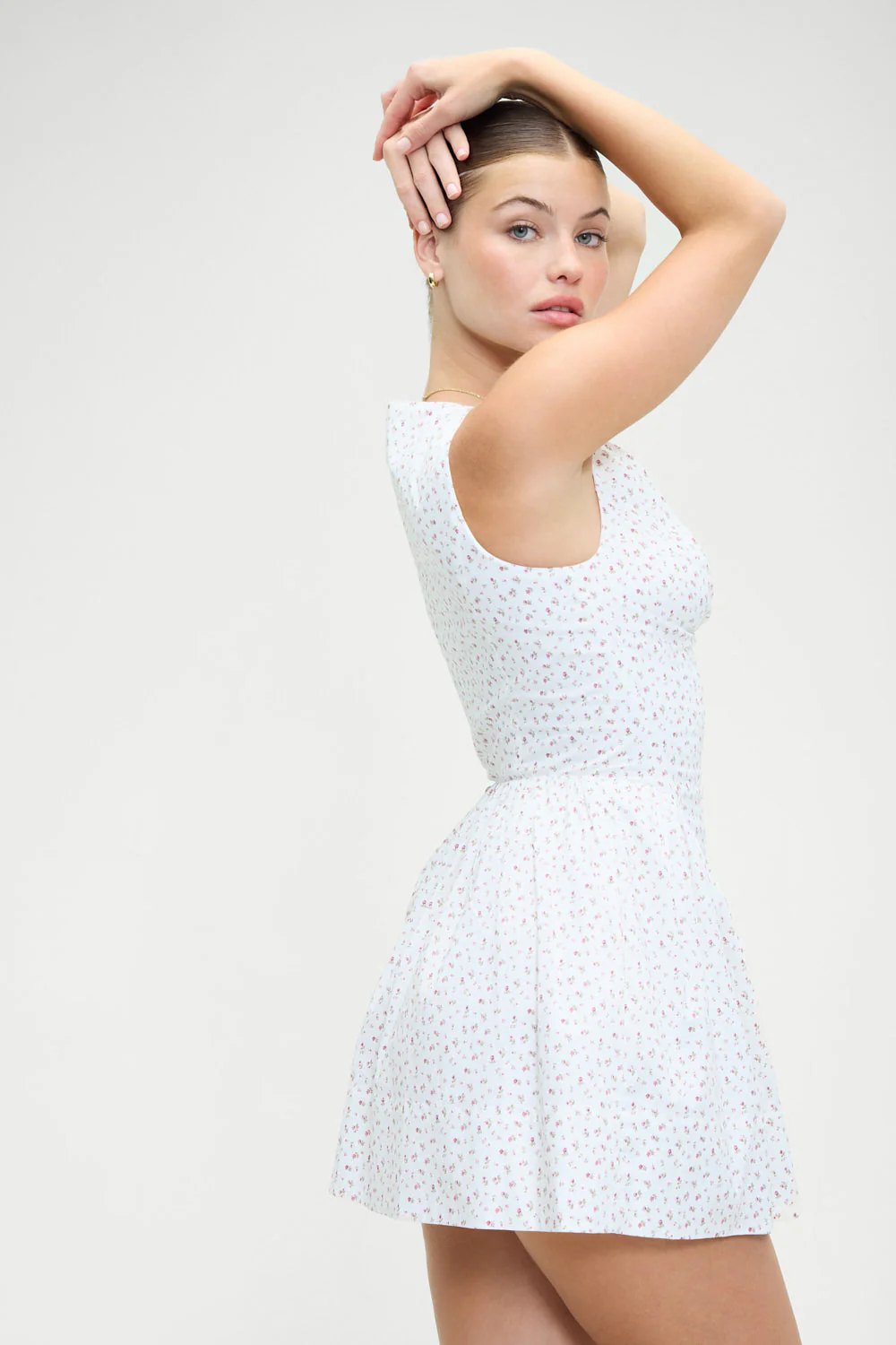 Charlotte Floral Corset Mini Dress | Tea Party - Image 6