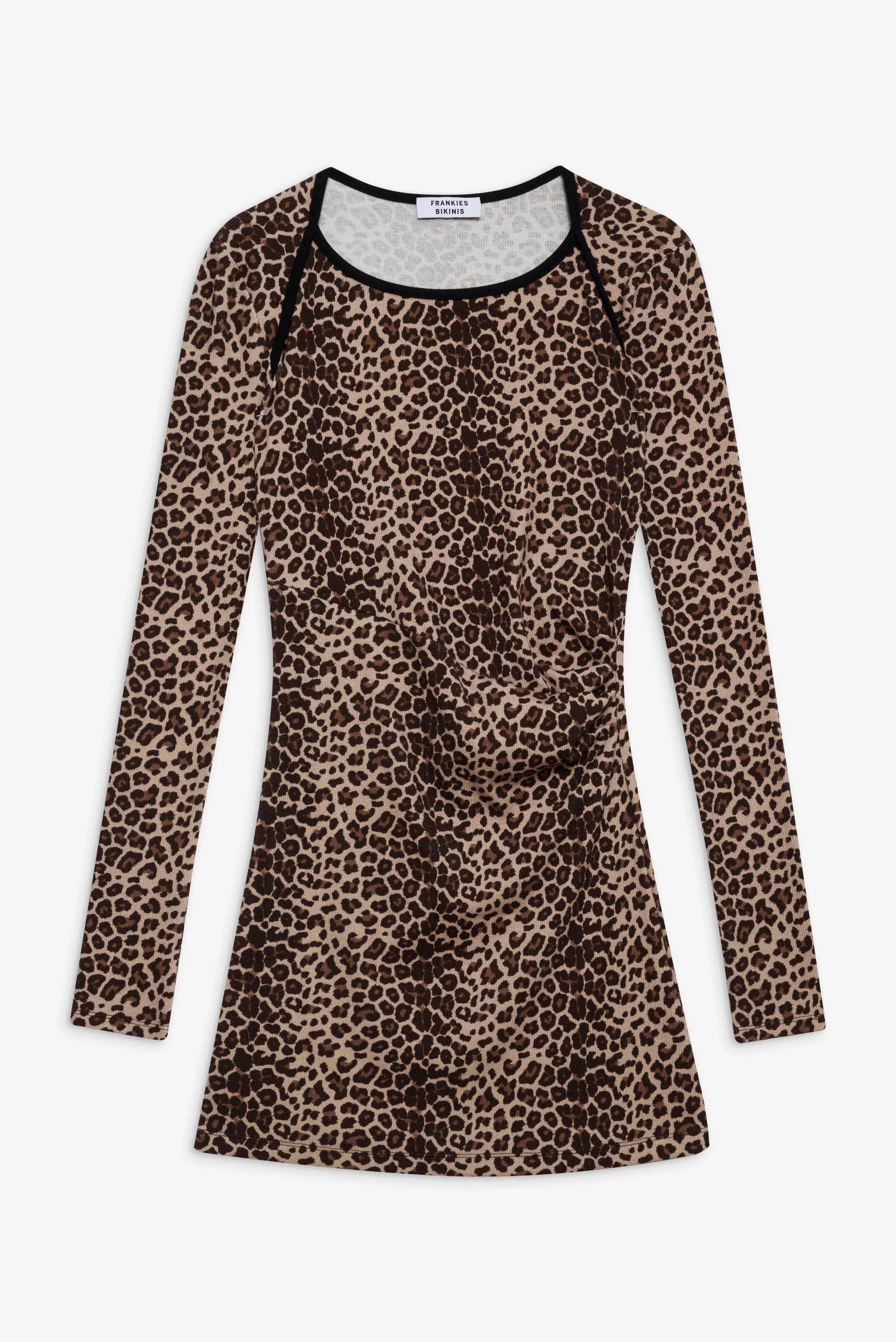 Chelsea Long Sleeve Mini Dress | Cheetah - Image 3