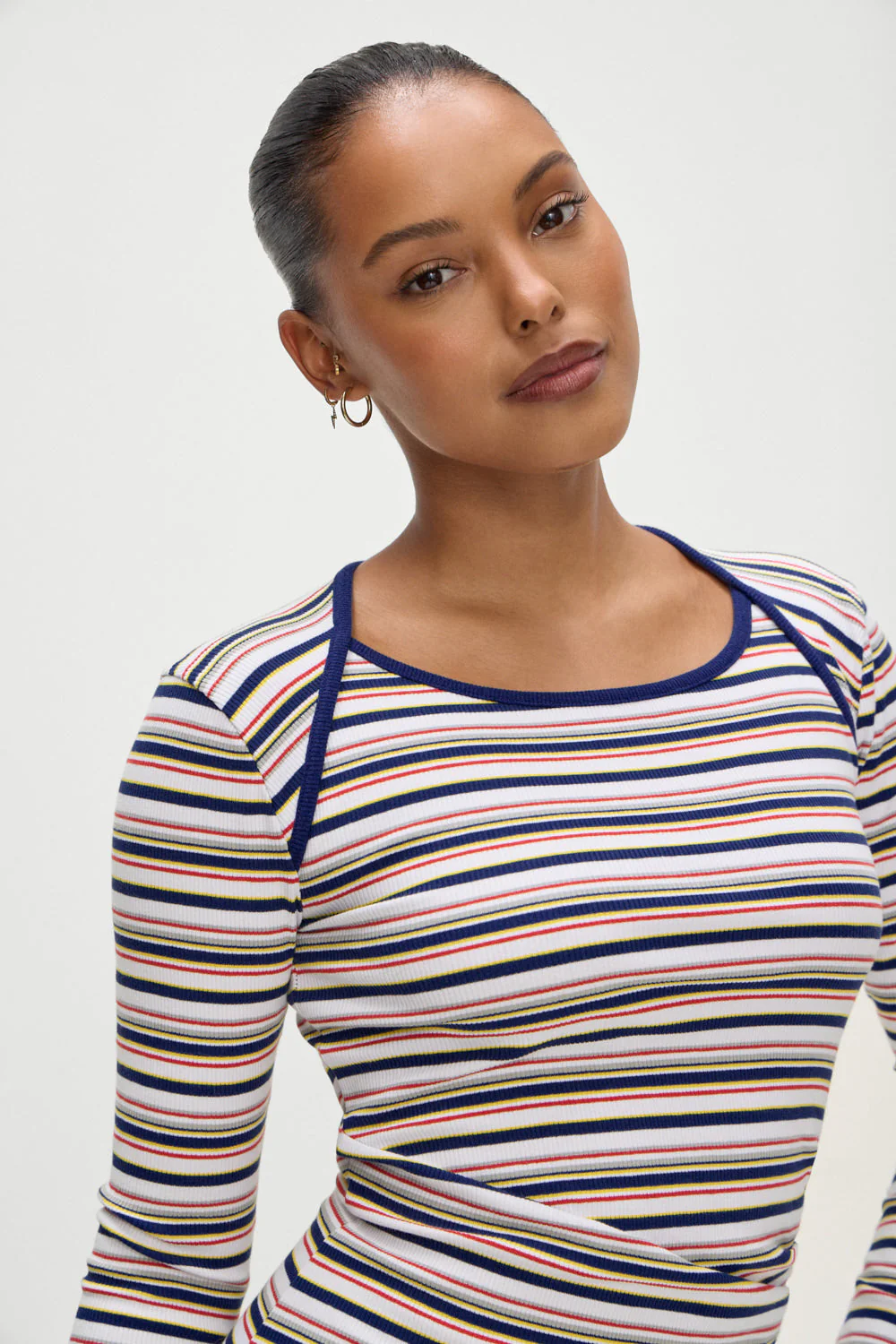 Chelsea Long Sleeve Mini Dress | Love Stripe - Image 3