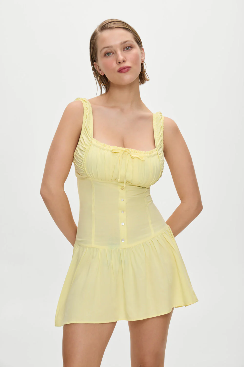 Christa Mini Dress | Sunflower - Image 2