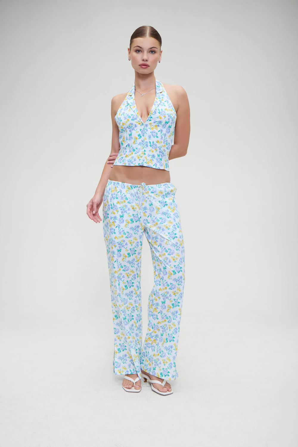 Daisy Low Rise Pant | Coastal Floral - Image 2