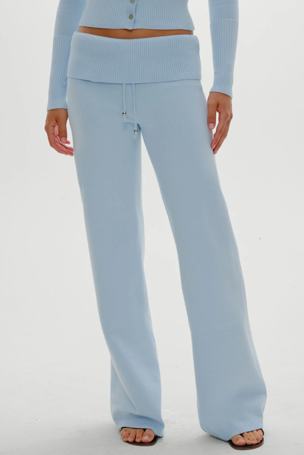 Dawson Knit Fold Over Pants | Daydream - Image 2