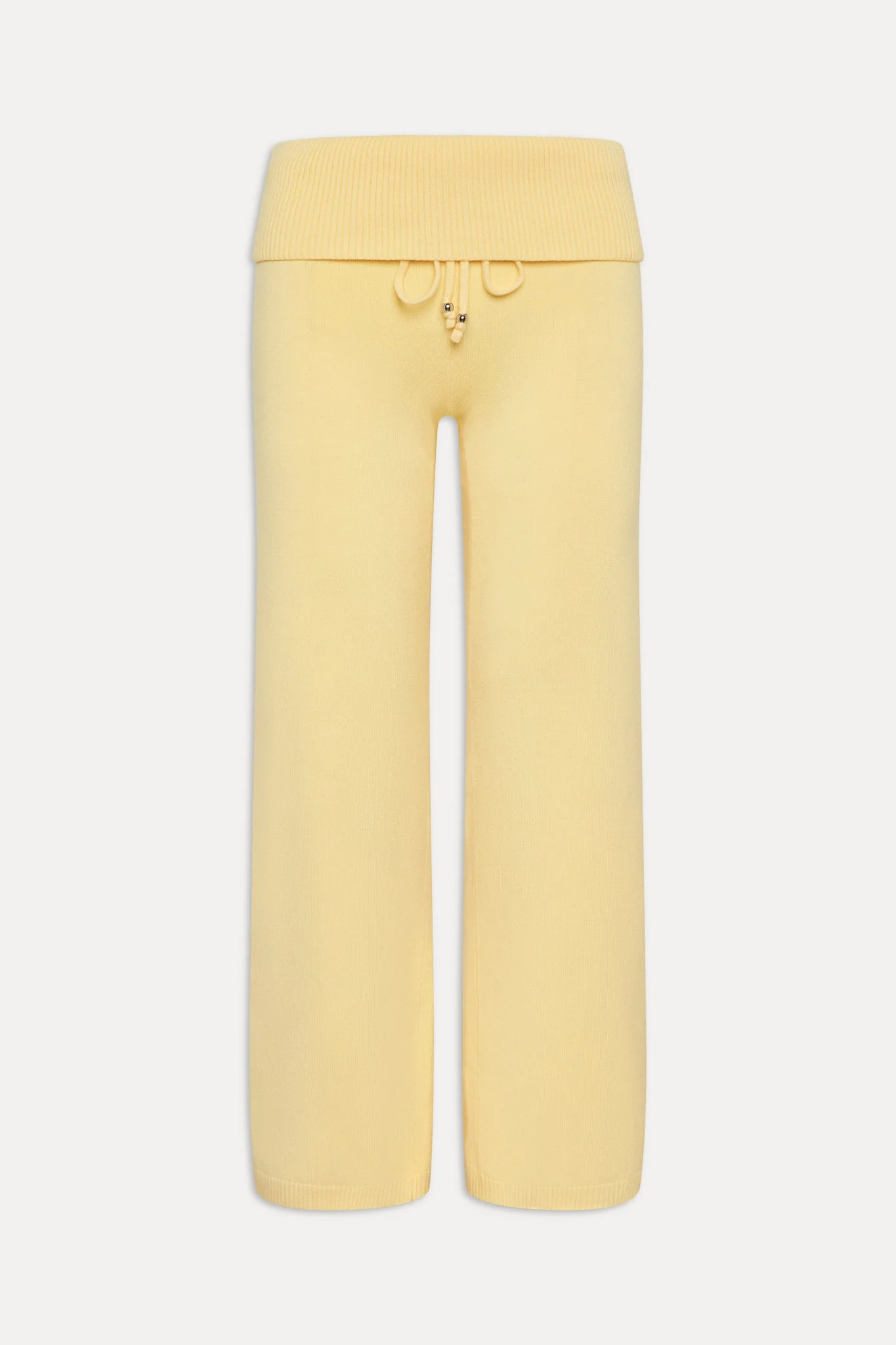 Dawson Knit Fold Over Pants | Vanilla Sugar - Image 3