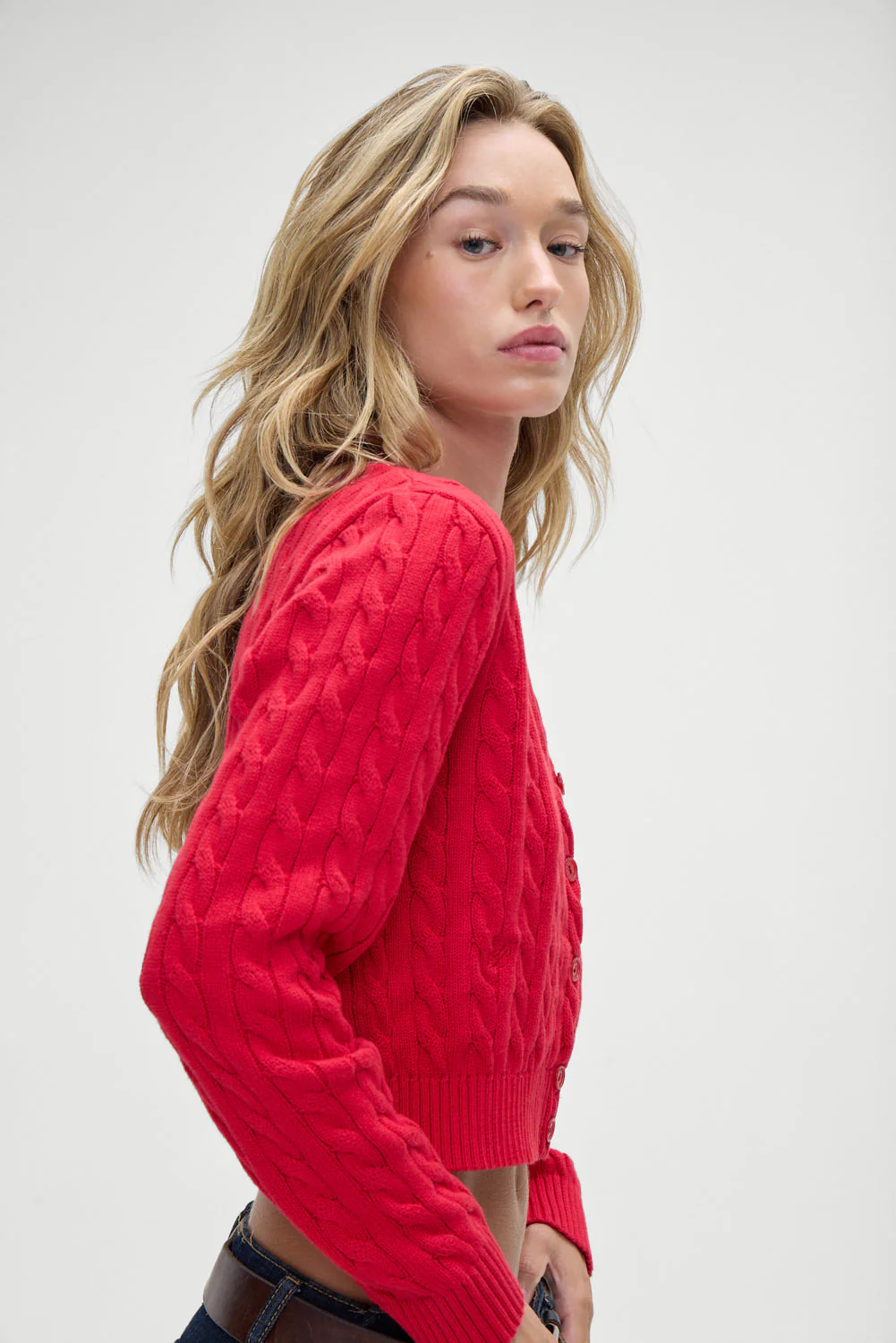 Dudley Cable Knit Cardigan | Heartstrings - Image 8