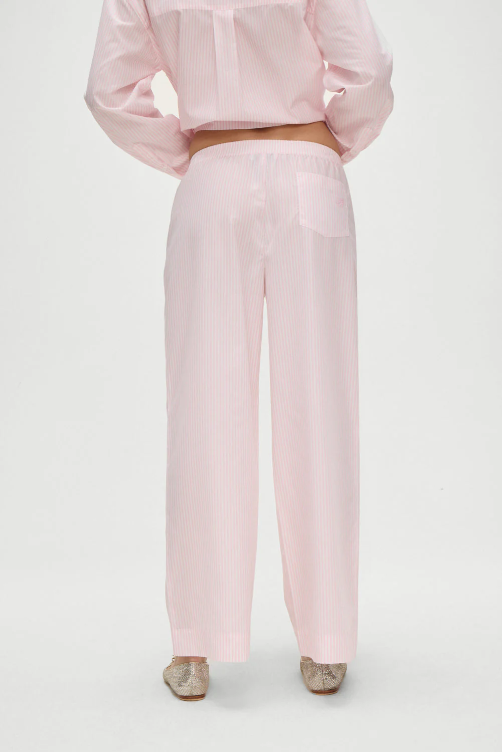 Easy Striped Sleep Pants | Pink Stripe - Image 3