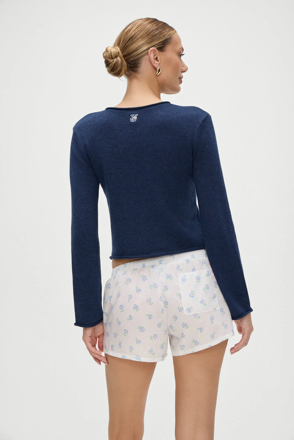 Farmhouse Boxer Sleep Shorts | Periwinkle - Image 2