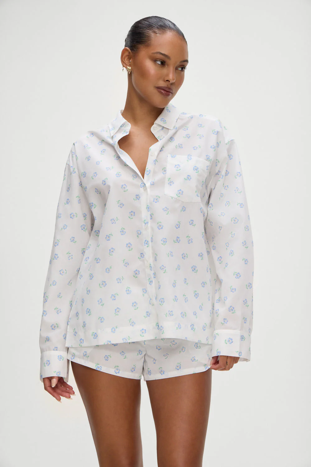 Farmhouse Boxer Sleep Shorts | Periwinkle - Image 6