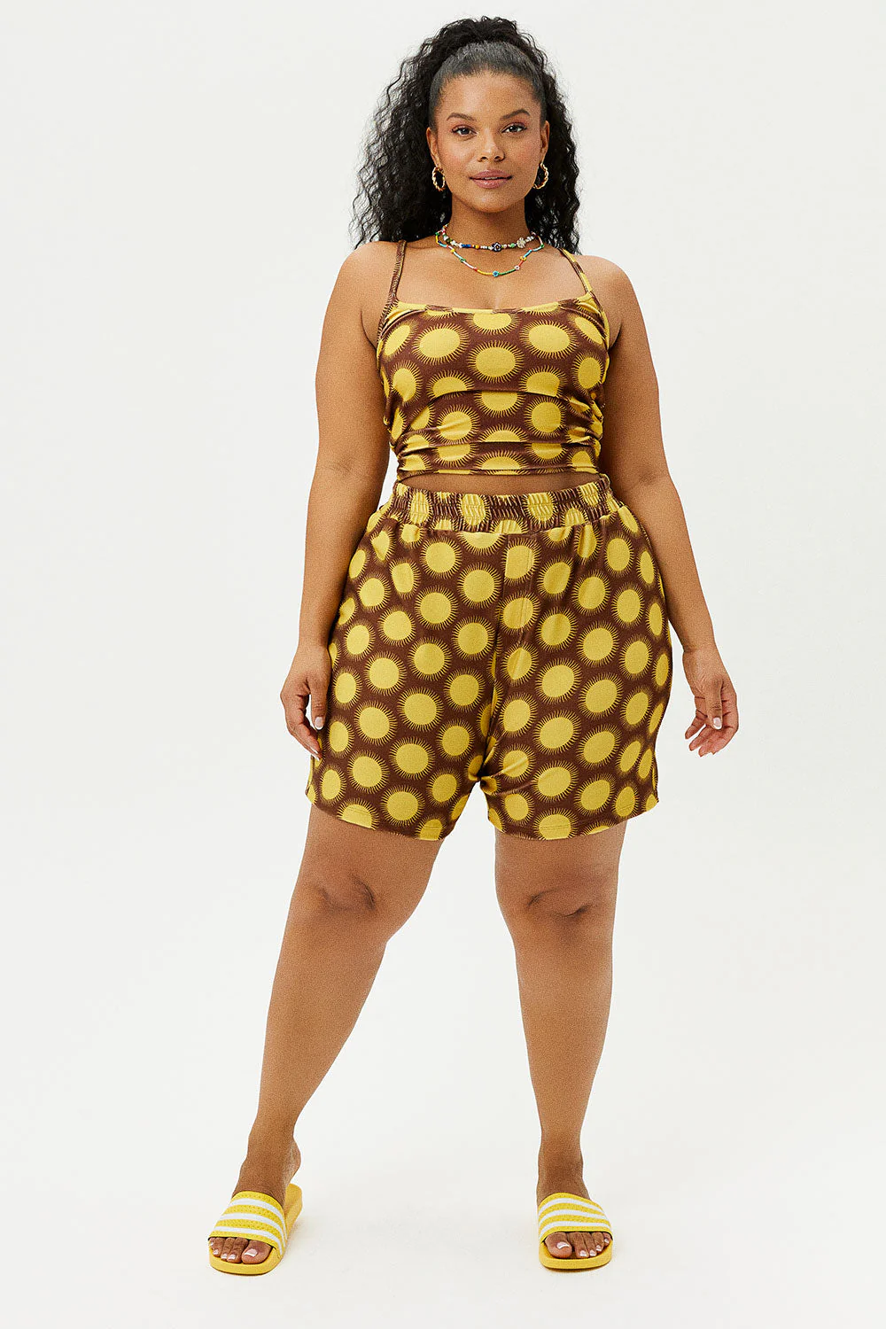 Fifi Terry High Waist Shorts | Golden - Image 3