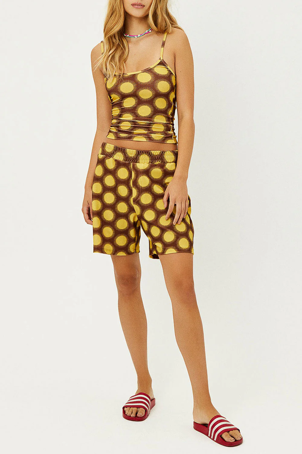 Fifi Terry High Waist Shorts | Golden - Image 5