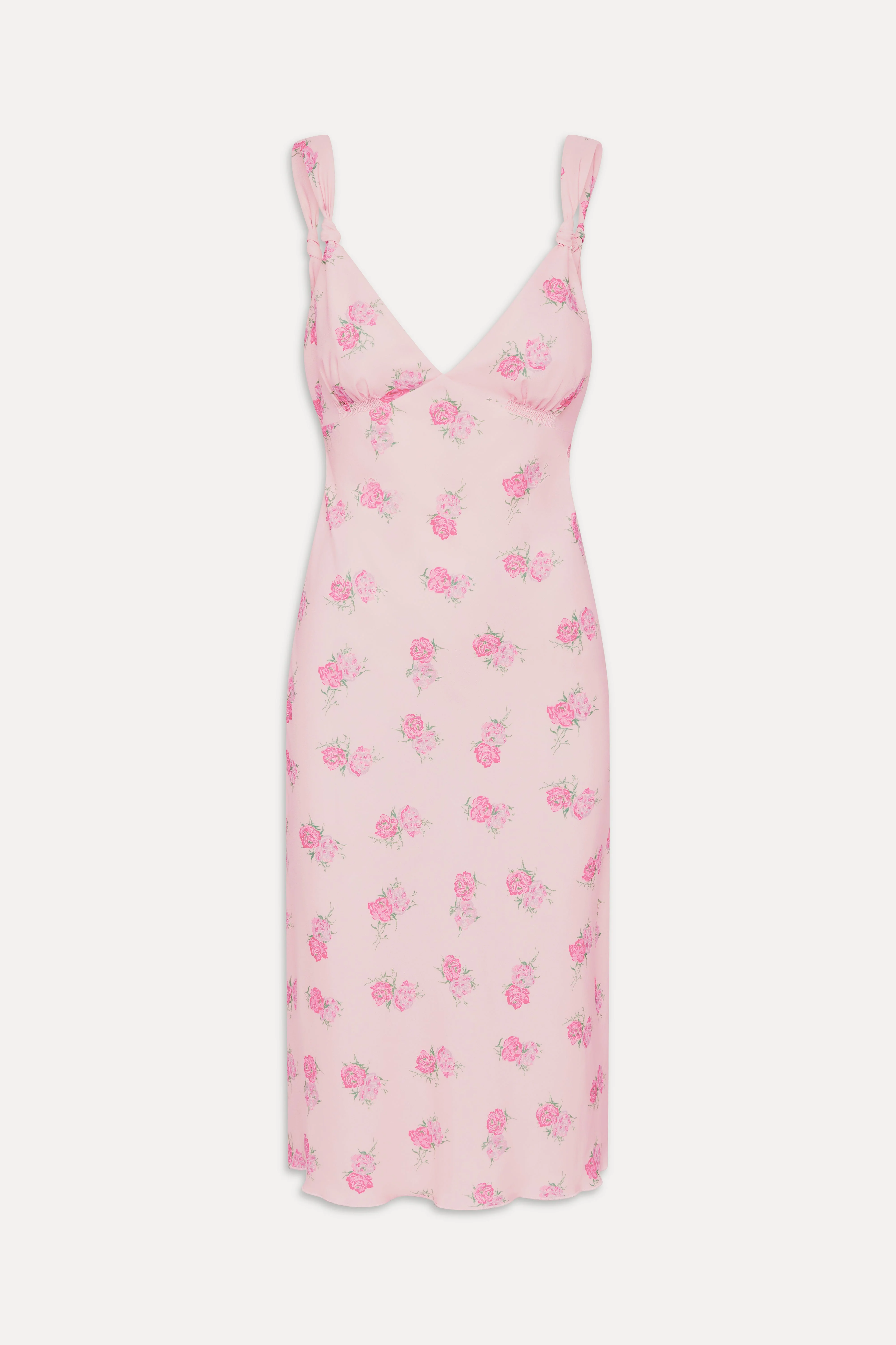 Gem Floral Midi Dress | Fresh Rose - Image 3