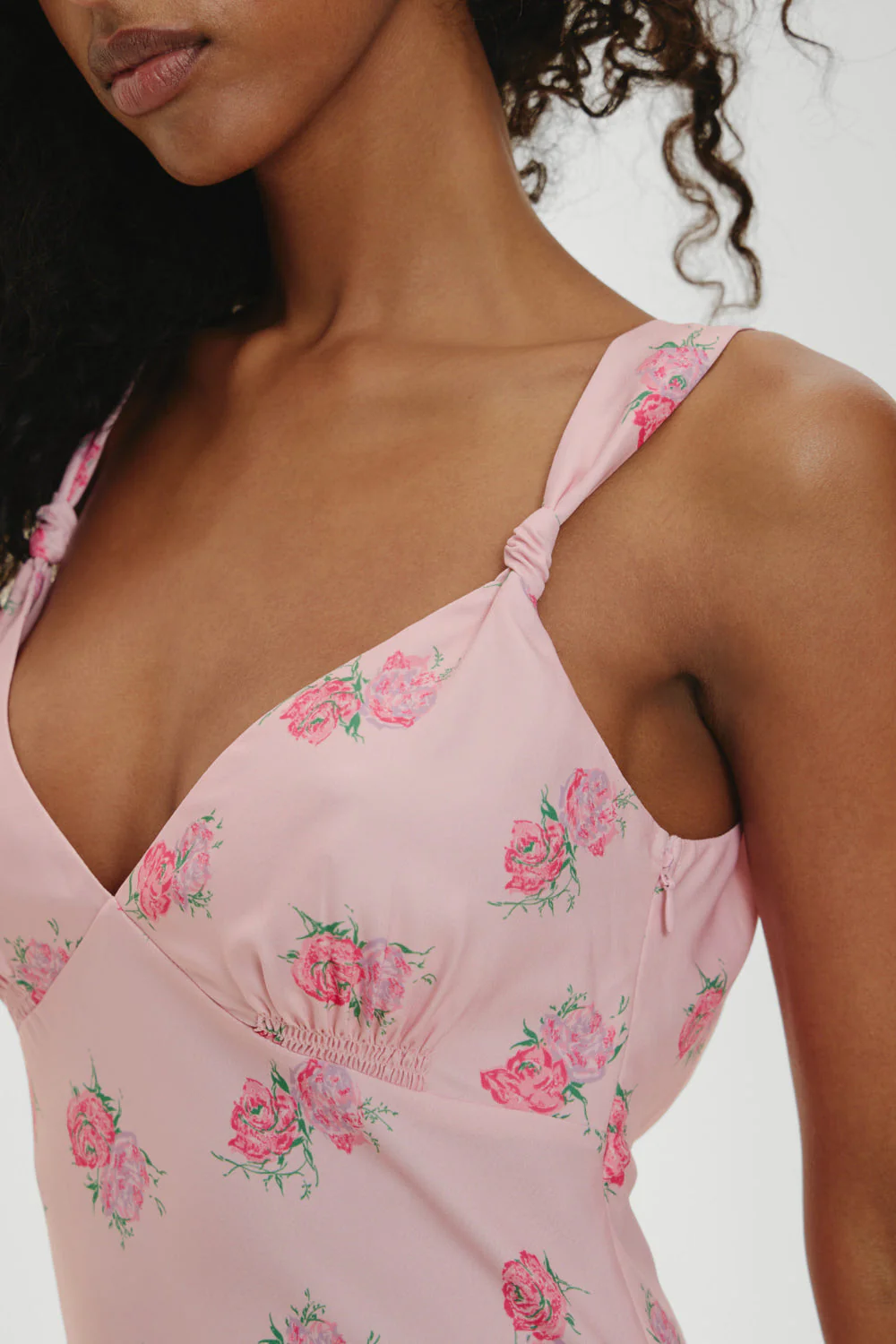 Gem Floral Midi Dress | Fresh Rose - Image 5