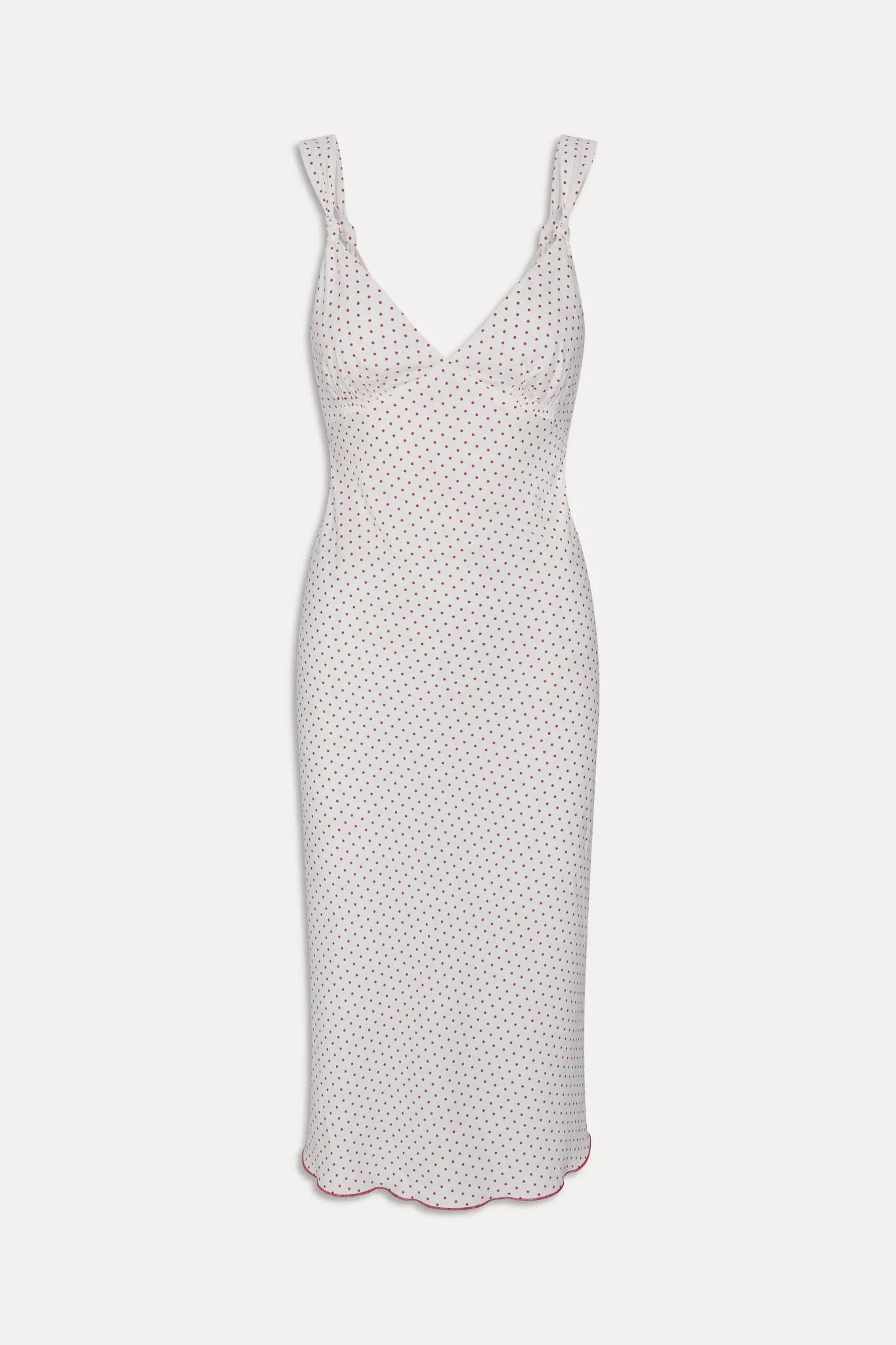 Gem Midi Slip Dress | Red Dot - Image 3