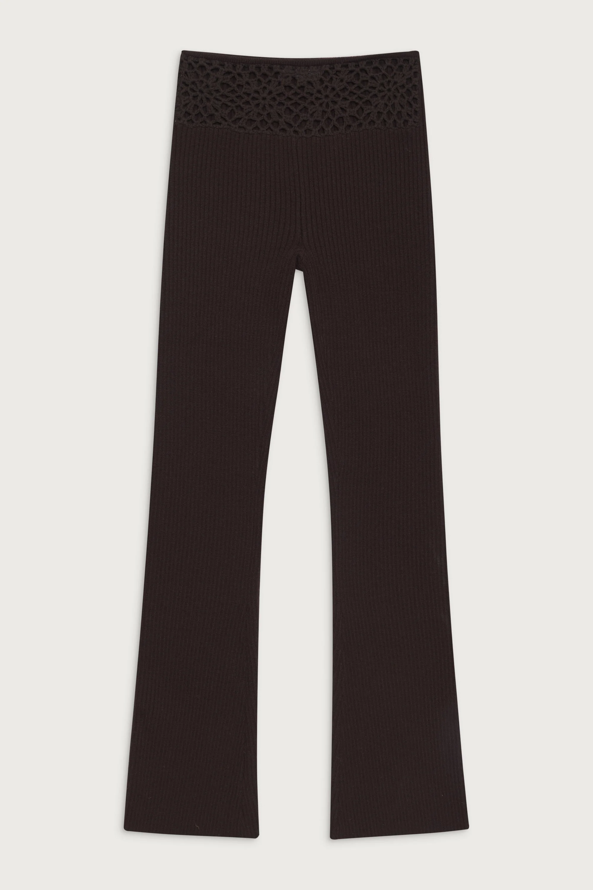 Heaven Ribbed Cloud Knit Pant | Bourbon - Image 2