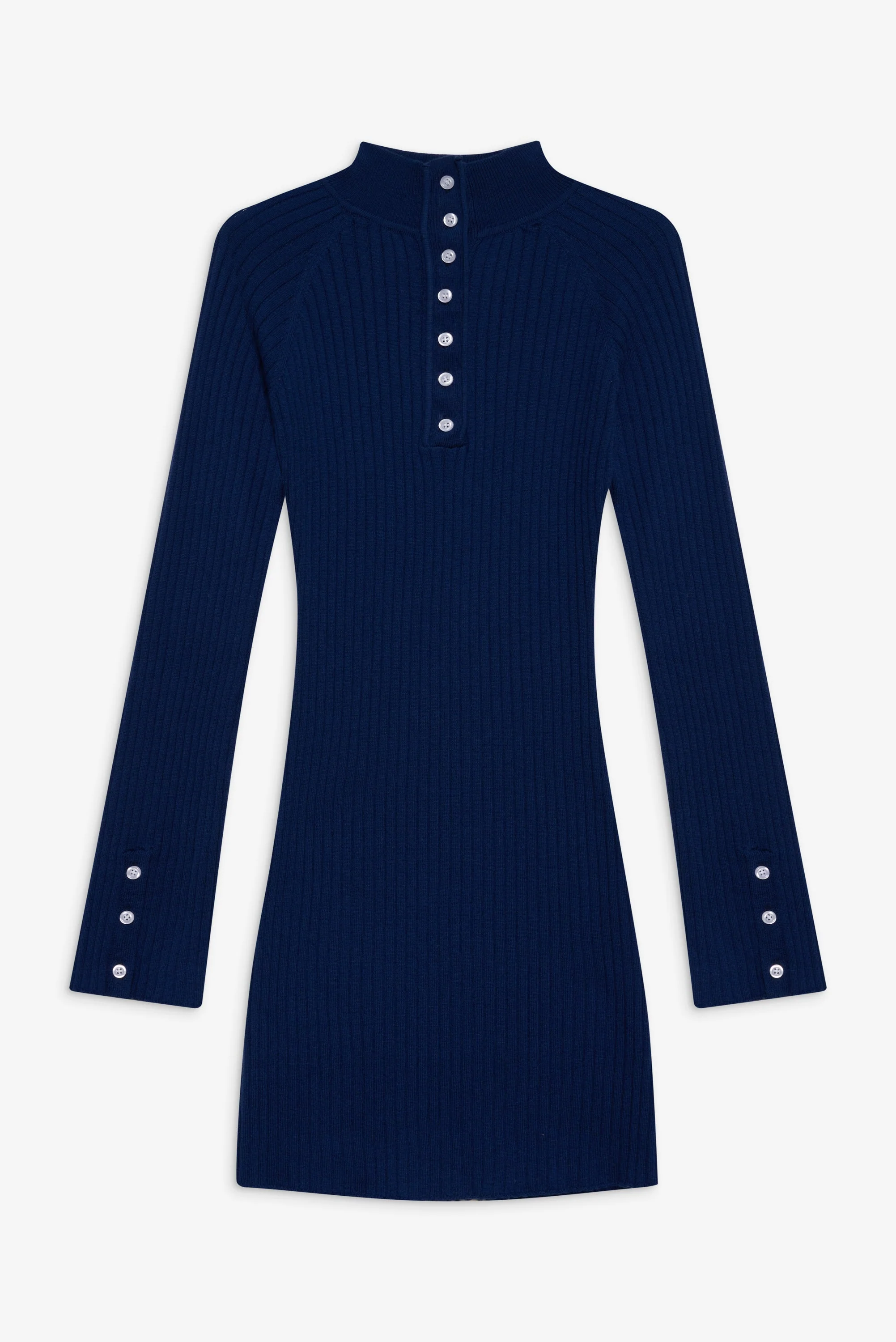 Isla Long  Sleeve Mini Dress | Midnight Blue - Image 3