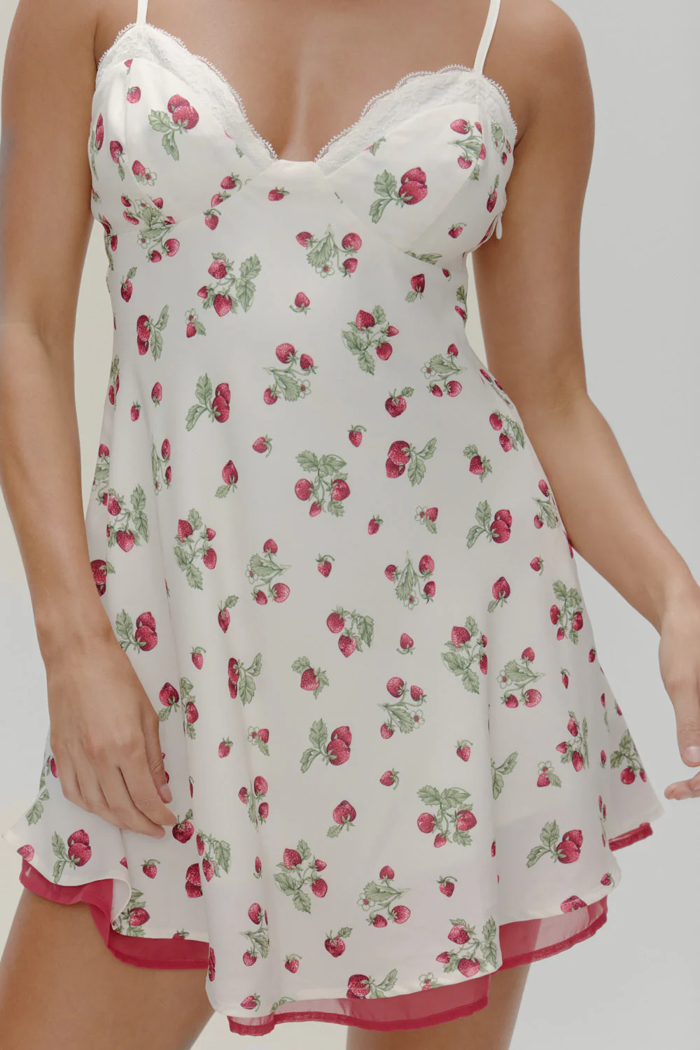 Kenley Mini Dress | Strawberry Field - Image 3