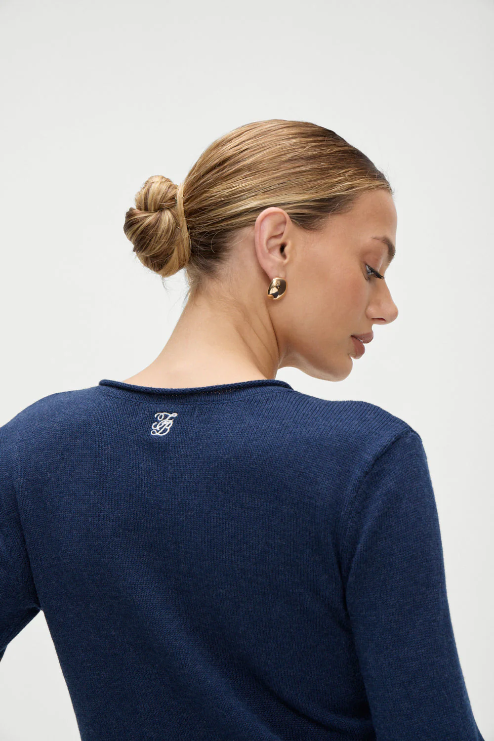 Kennedy Cotton Knit Sweater | Malibu - Image 2