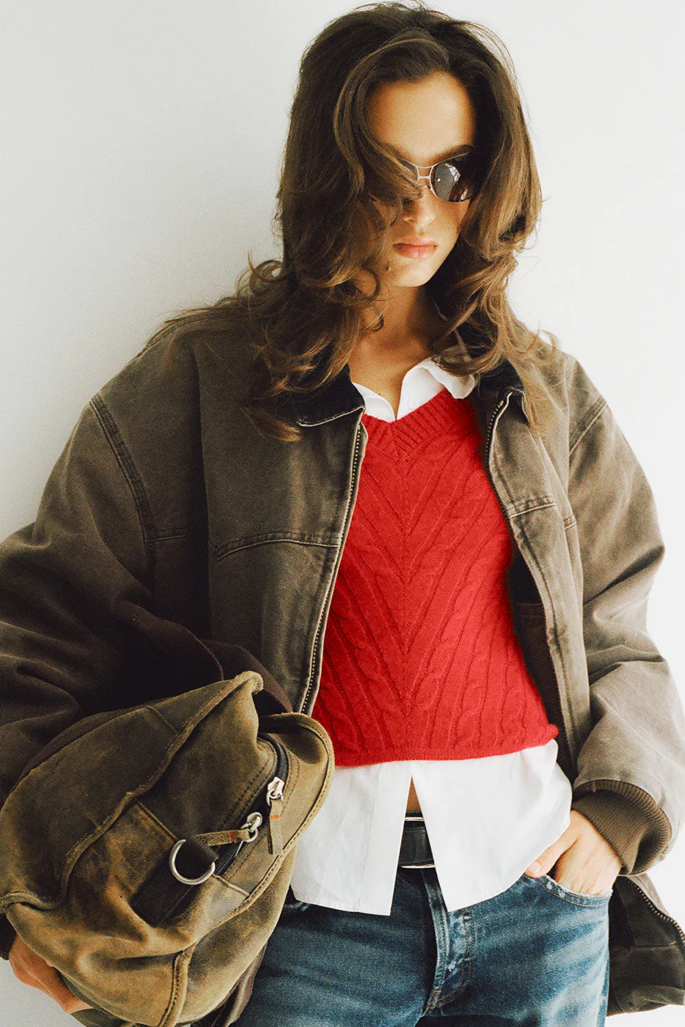 Kit V Neck Knit Sweater | Heartstrings - Image 2
